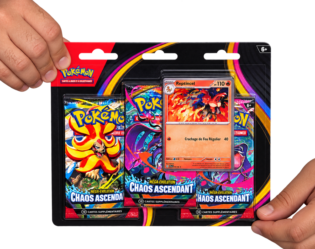 Pokémon - Tripack Chaos Ascendant ME04 - FR