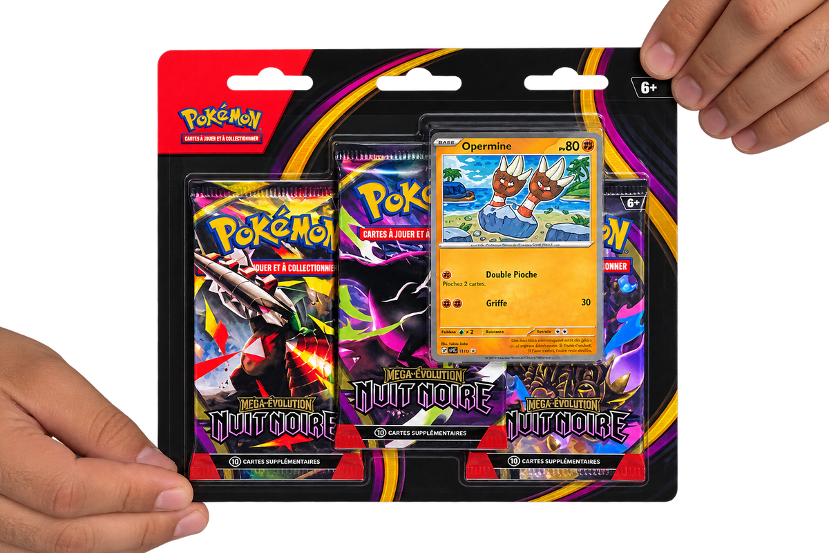 Pokémon - Tripack Nuit Noire ME05 - FR