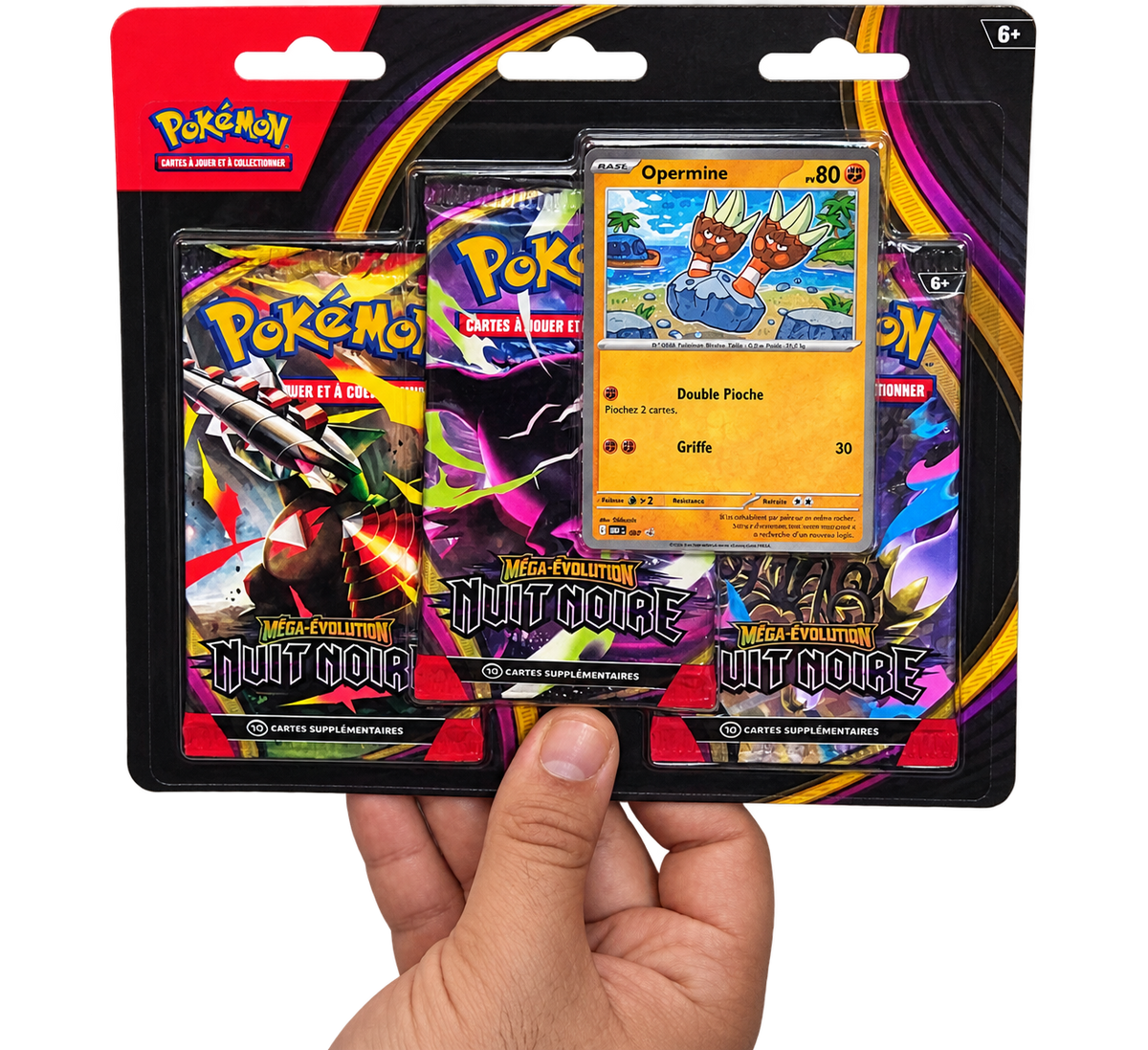 Pokémon - Tripack Nuit Noire ME05 - FR