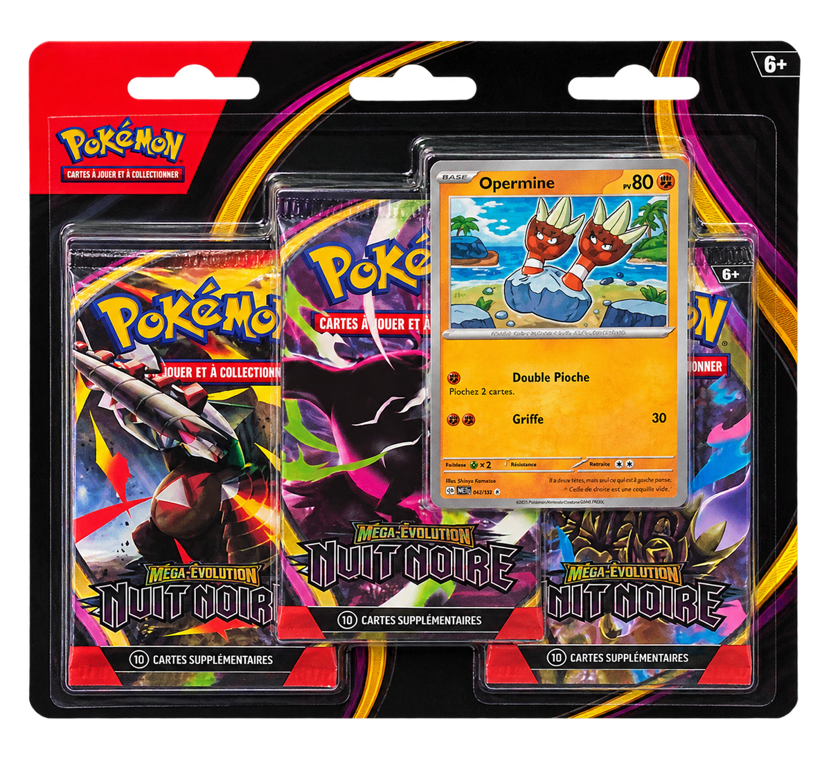 Pokémon - Tripack Nuit Noire ME05 - FR