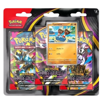 Pokémon - Tripack Nuit Noire ME05 - FR